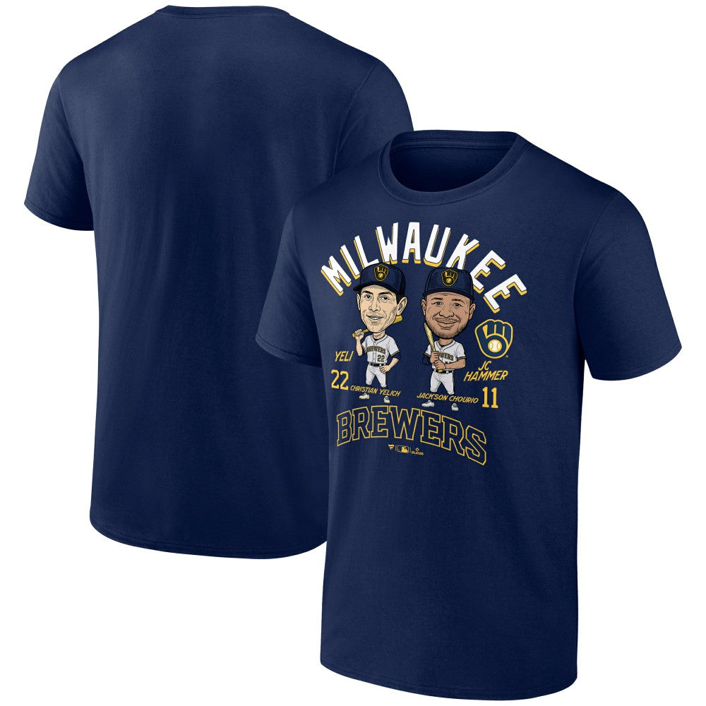 Jackson Chourio & Christian Yelich Milwaukee Brewers Player Duo T-Shirt discount