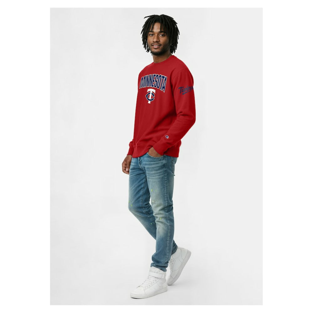 Minnesota Twins Champion Reverse Weave Chenille Sweatshirt discount