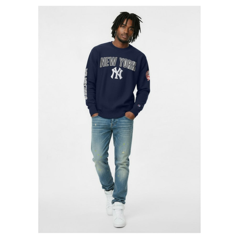 New York Yankees Champion Reverse Weave Chenille Sweatshirt Near Me