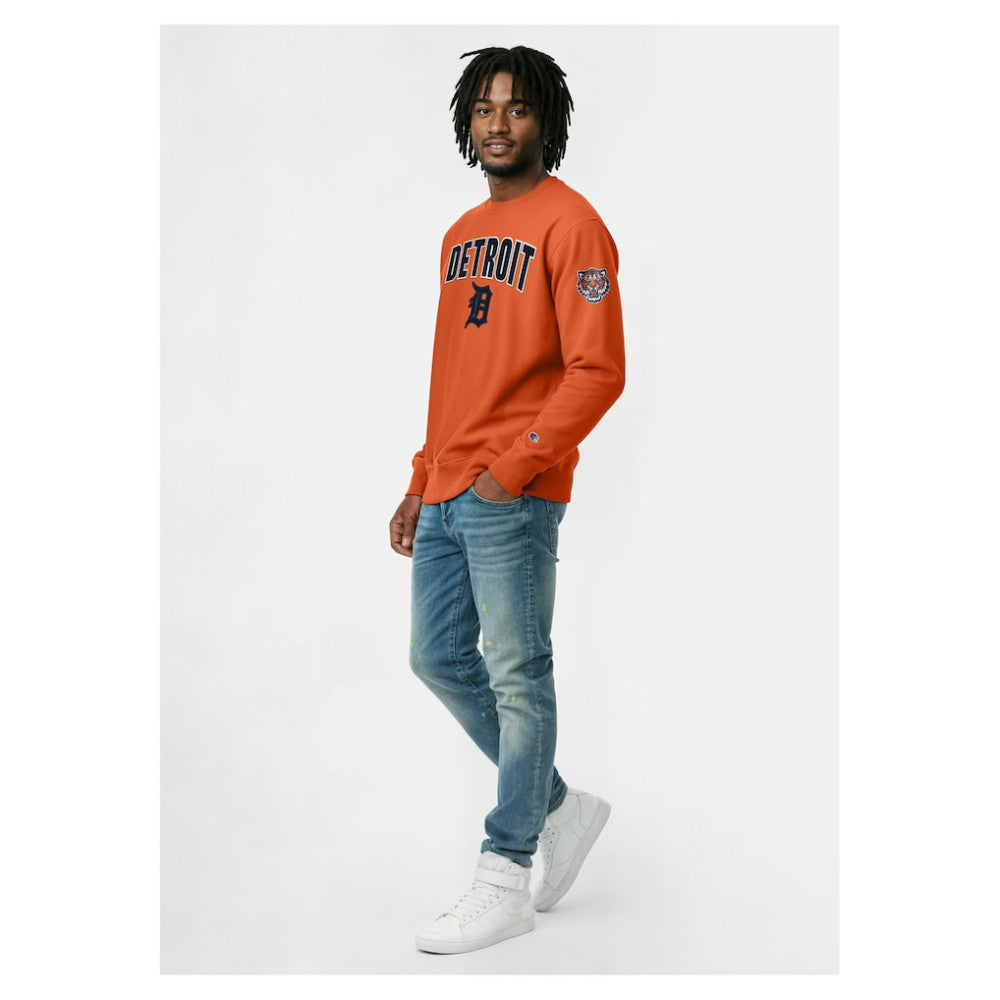 Detroit Tigers Champion Reverse Weave Chenille Sweatshirt Online