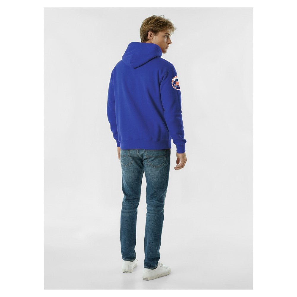 New York Mets Champion Reverse Weave Chenille Hoodie Lifestyle