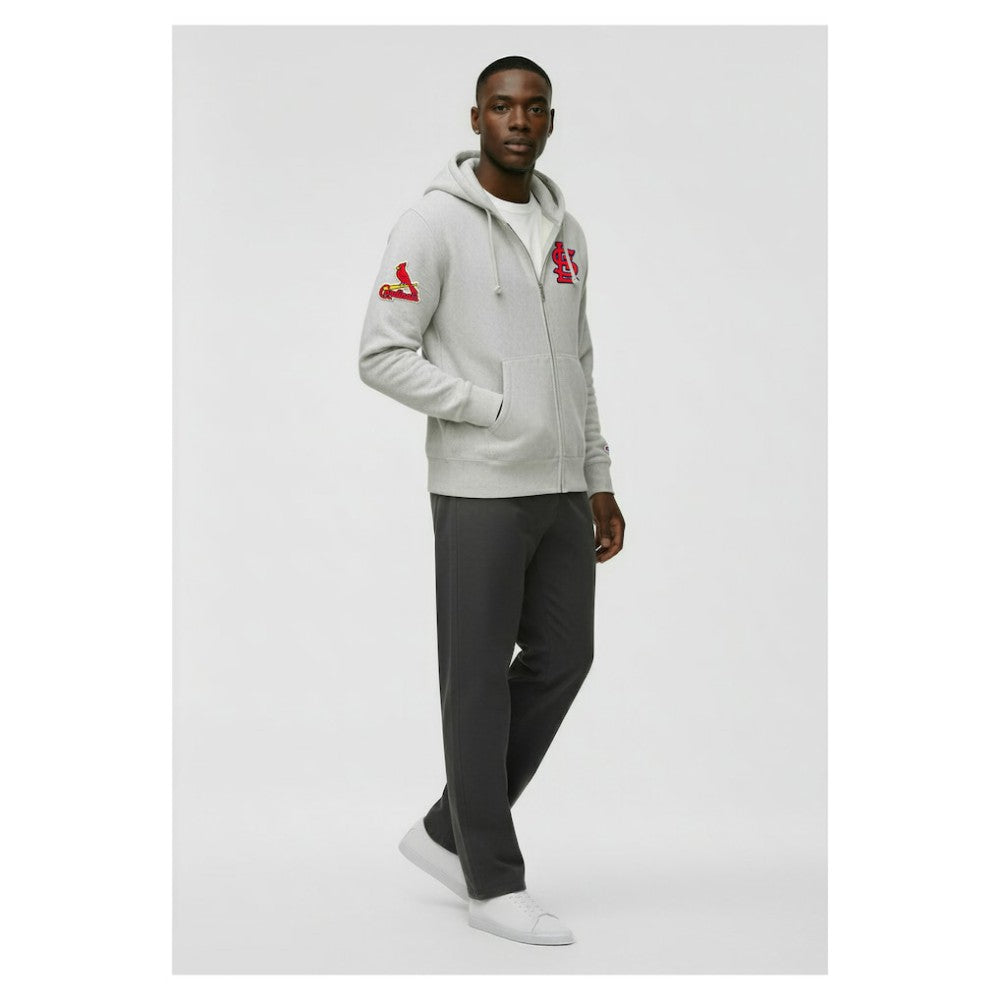 St. Louis Cardinals Champion Reverse Weave Chenille Full-Zip Hoodie for sale