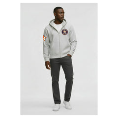 Houston Astros Champion Reverse Weave Chenille Full-Zip Hoodie discount