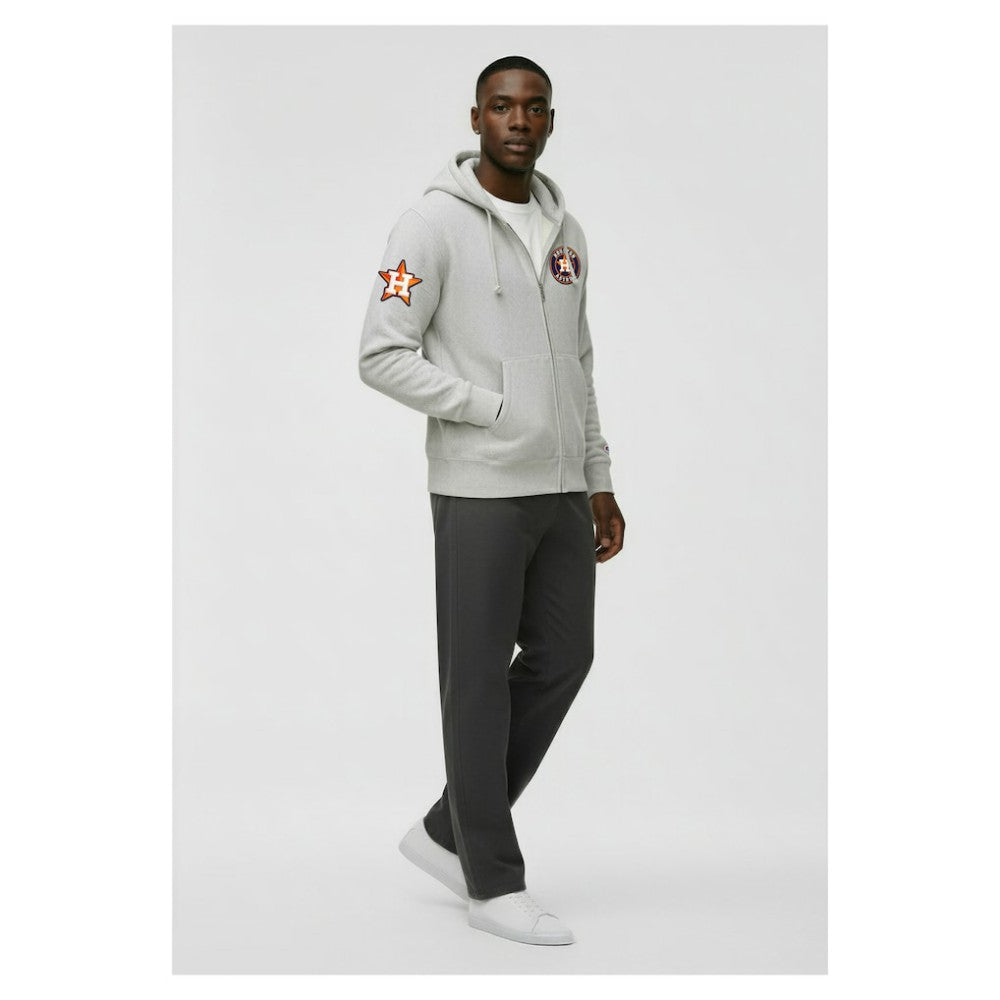 Houston Astros Champion Reverse Weave Chenille Full-Zip Hoodie discount