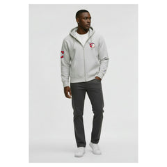 Cleveland Guardians Champion Reverse Weave Chenille Full-Zip Hoodie On Sale
