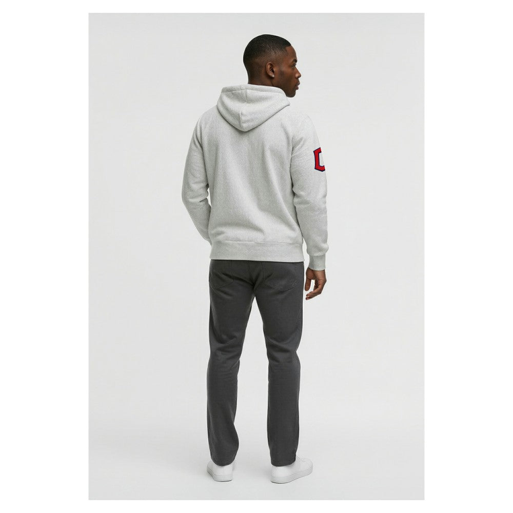 Cleveland Guardians Champion Reverse Weave Chenille Full-Zip Hoodie On Sale