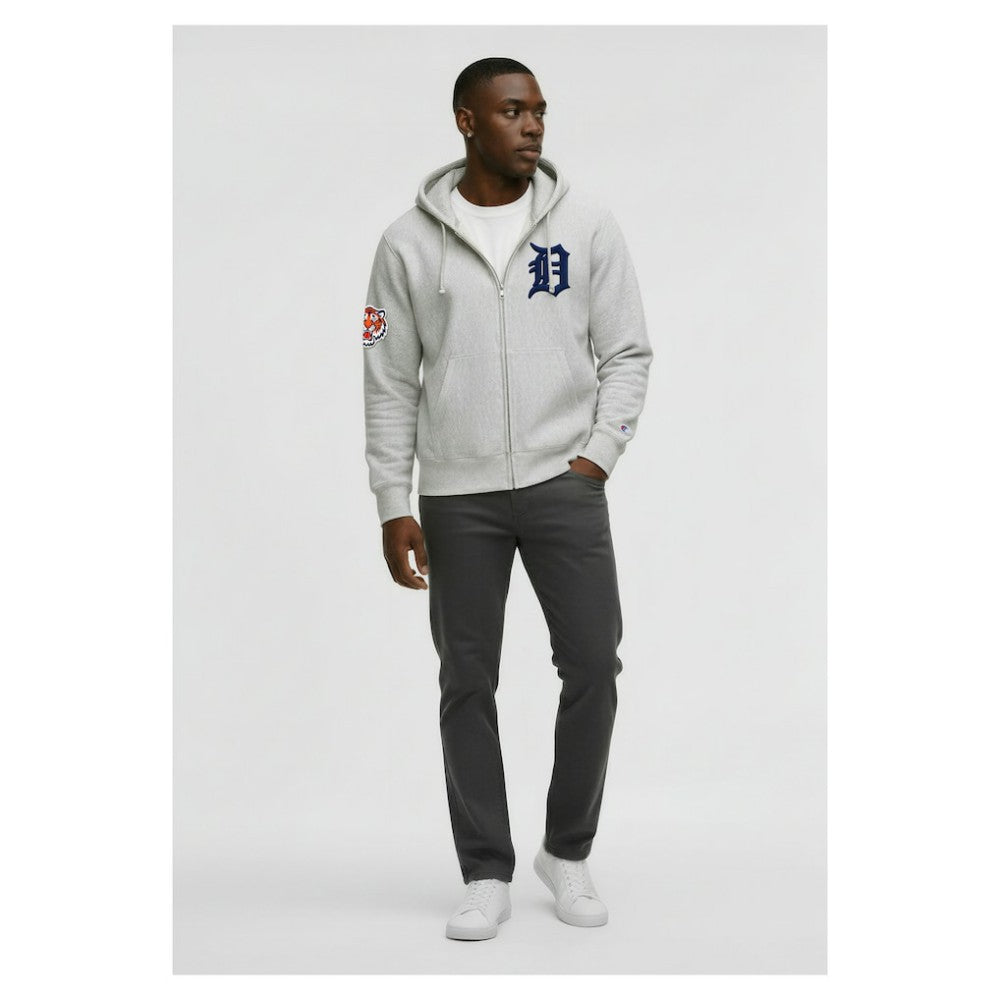 Detroit Tigers Champion Reverse Weave Chenille Full-Zip Hoodie for sale