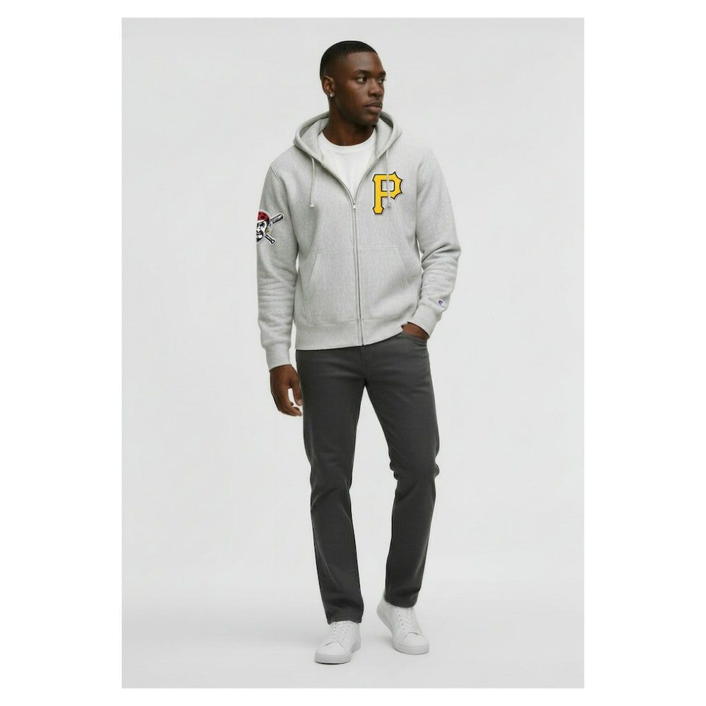 Pittsburgh Pirates Champion Reverse Weave Chenille Full-Zip Hoodie Near Me