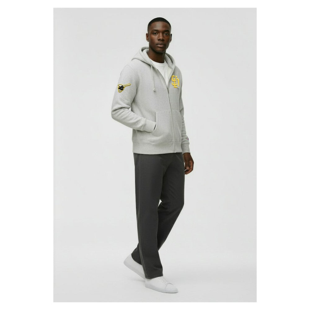 San Diego Padres Champion Reverse Weave Chenille Full-Zip Hoodie Sale