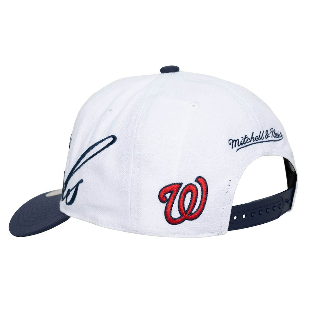 Washington Nationals Mitchell & Ness Unisex XL Script Pro Crown Adjustable Hat Clearance