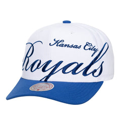 Kansas City Royals Mitchell & Ness Unisex XL Script Pro Crown Snapback Hat Clearance