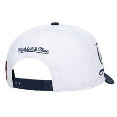 Boston Red Sox Mitchell & Ness Unisex XL Script Pro Crown Snapback Hat Lifestyle