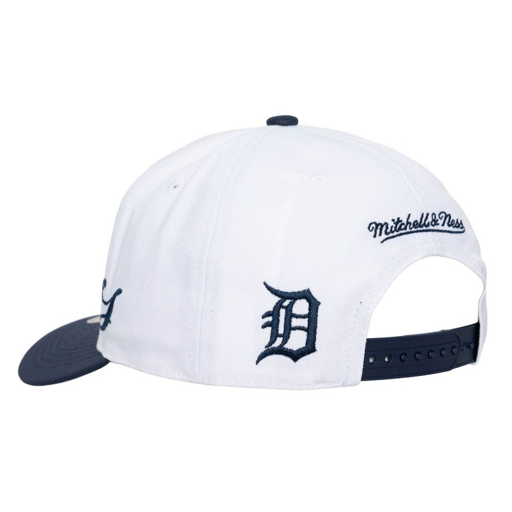 Detroit Tigers Mitchell & Ness Unisex XL Script Pro Crown Snapback Hat Sale