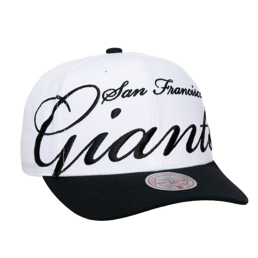 San Francisco Giants Mitchell & Ness Unisex XL Script Pro Crown Adjustable Hat Sale