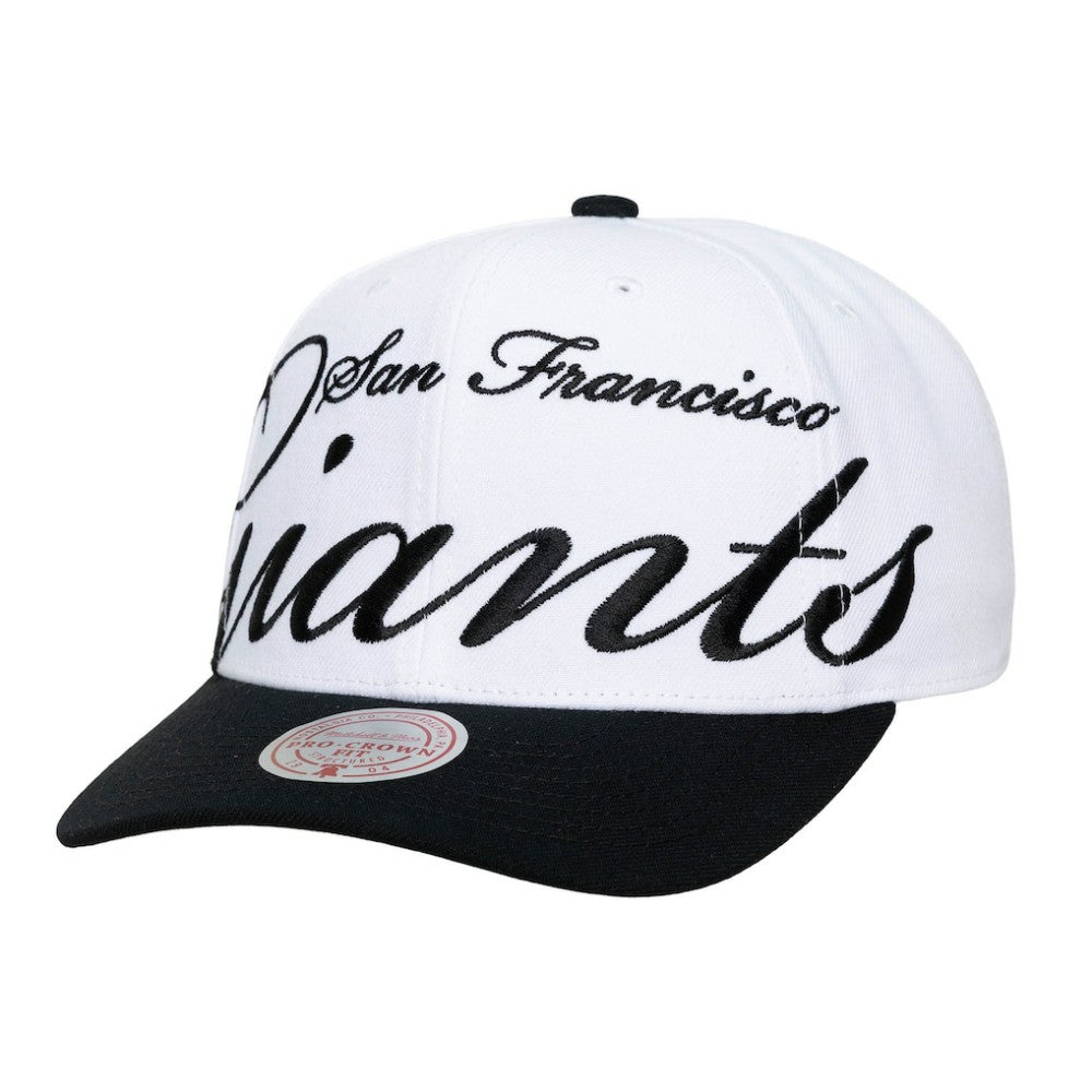 San Francisco Giants Mitchell & Ness Unisex XL Script Pro Crown Adjustable Hat Sale