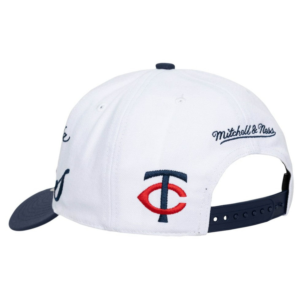 Minnesota Twins Mitchell & Ness Unisex XL Script Pro Crown Adjustable Hat Online