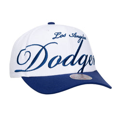 Los Angeles Dodgers Mitchell & Ness Unisex XL Script Pro Crown Snapback Hat Lifestyle