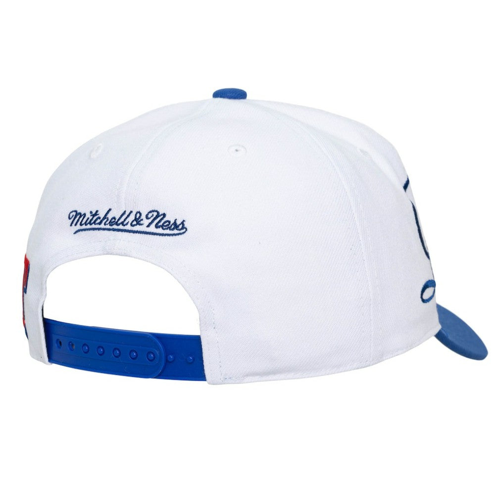 Texas Rangers Mitchell & Ness Unisex XL Script Pro Crown Adjustable Hat Lifestyle