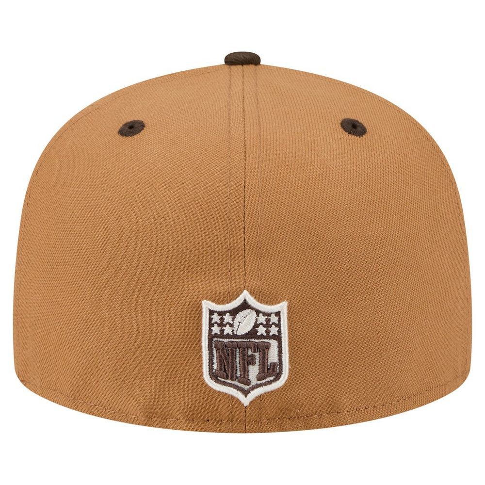 Buffalo Bills New Era Two-Tone Walnut 59FIFTY Fitted Hat Light Brown/Dark Brown - NFL