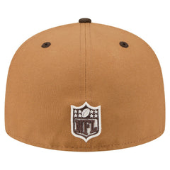 Buffalo Bills New Era Two-Tone Walnut 59FIFTY Fitted Hat Light Brown/Dark Brown - NFL
