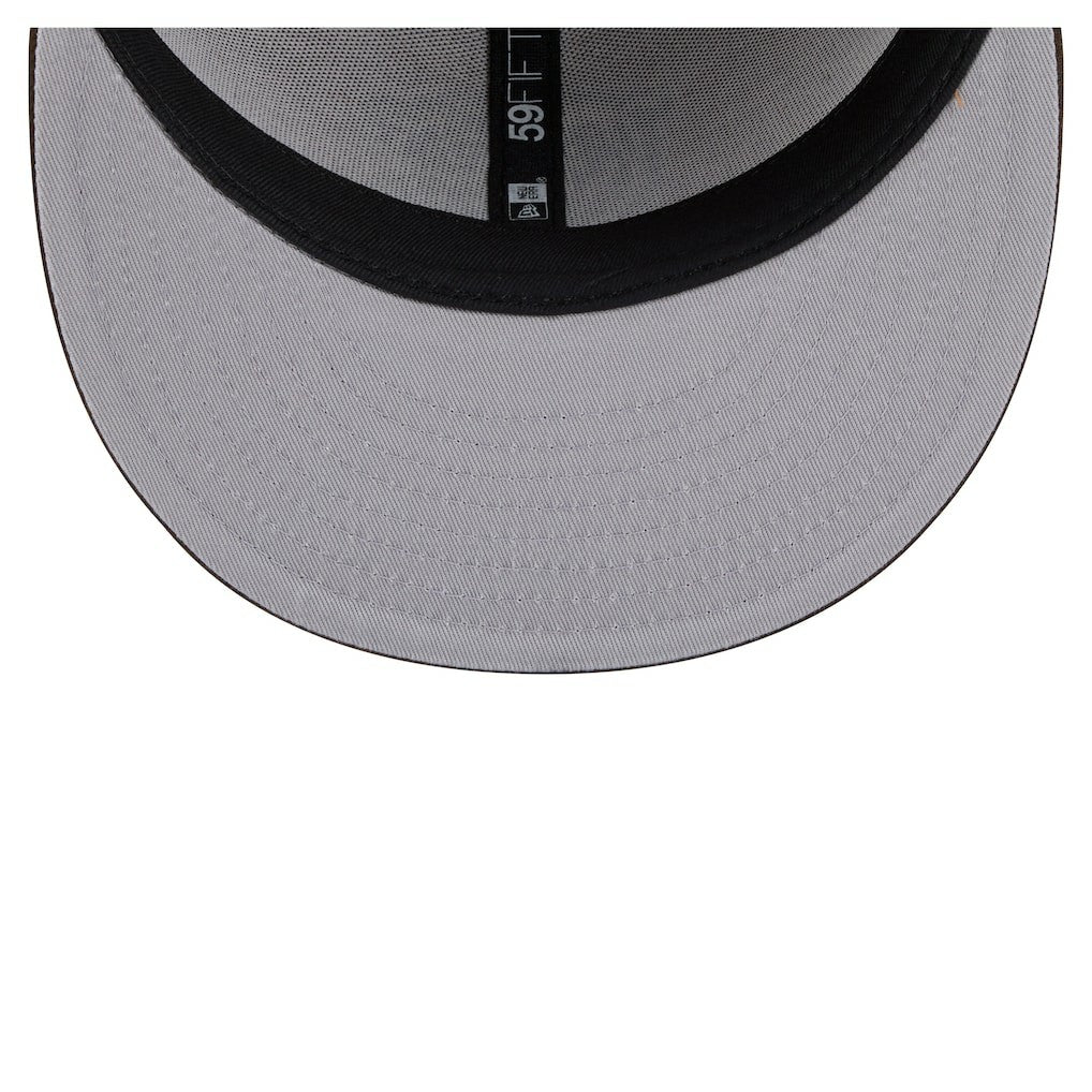 Chicago Bears New Era Two-Tone Walnut 59FIFTY Fitted Hat Light Brown/Dark Brown - NFL