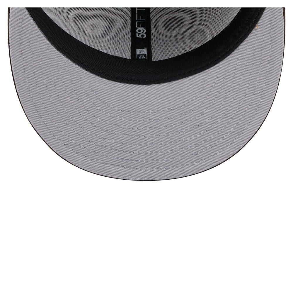 Chicago Bears New Era Two-Tone Walnut 59FIFTY Fitted Hat Light Brown/Dark Brown - NFL