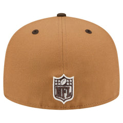 Cincinnati Bengals New Era Two-Tone Walnut 59FIFTY Fitted Hat Light Brown/Dark Brown - NFL