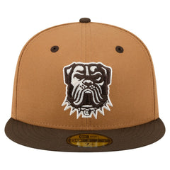 Cleveland Browns New Era Two-Tone Walnut 59FIFTY Fitted Hat Light Brown/Dark Brown - NFL