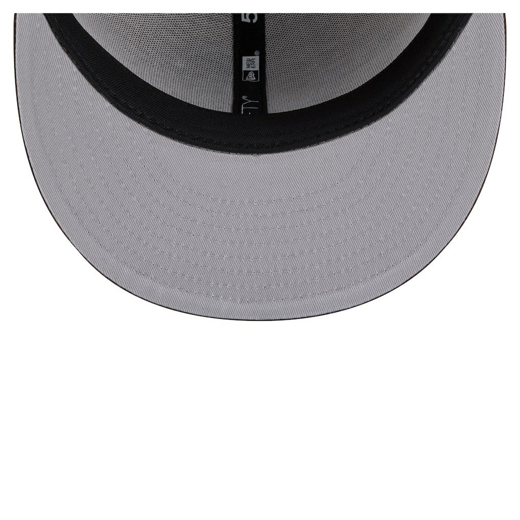 Detroit Lions New Era Two-Tone Walnut 59FIFTY Fitted Hat Light Brown/Dark Brown - NFL
