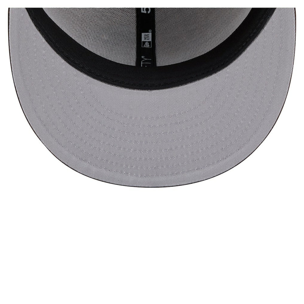 Detroit Lions New Era Two-Tone Walnut 59FIFTY Fitted Hat Light Brown/Dark Brown - NFL