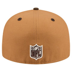 Jacksonville Jaguars New Era Two-Tone Walnut 59FIFTY Fitted Hat Light Brown/Dark Brown - NFL