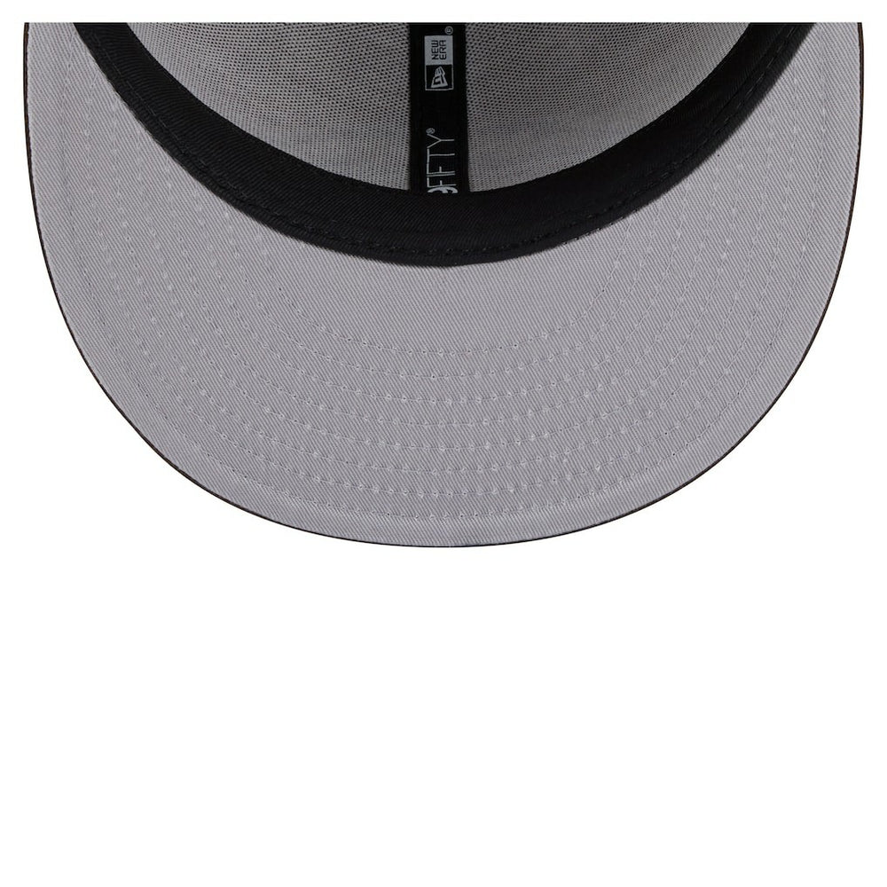 Los Angeles Chargers New Era Two-Tone Walnut 59FIFTY Fitted Hat Light Brown/Dark Brown - NFL