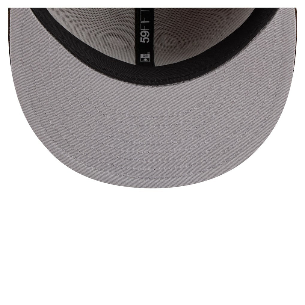 Minnesota Vikings New Era Two-Tone Walnut 59FIFTY Fitted Hat Light Brown/Dark Brown - NFL