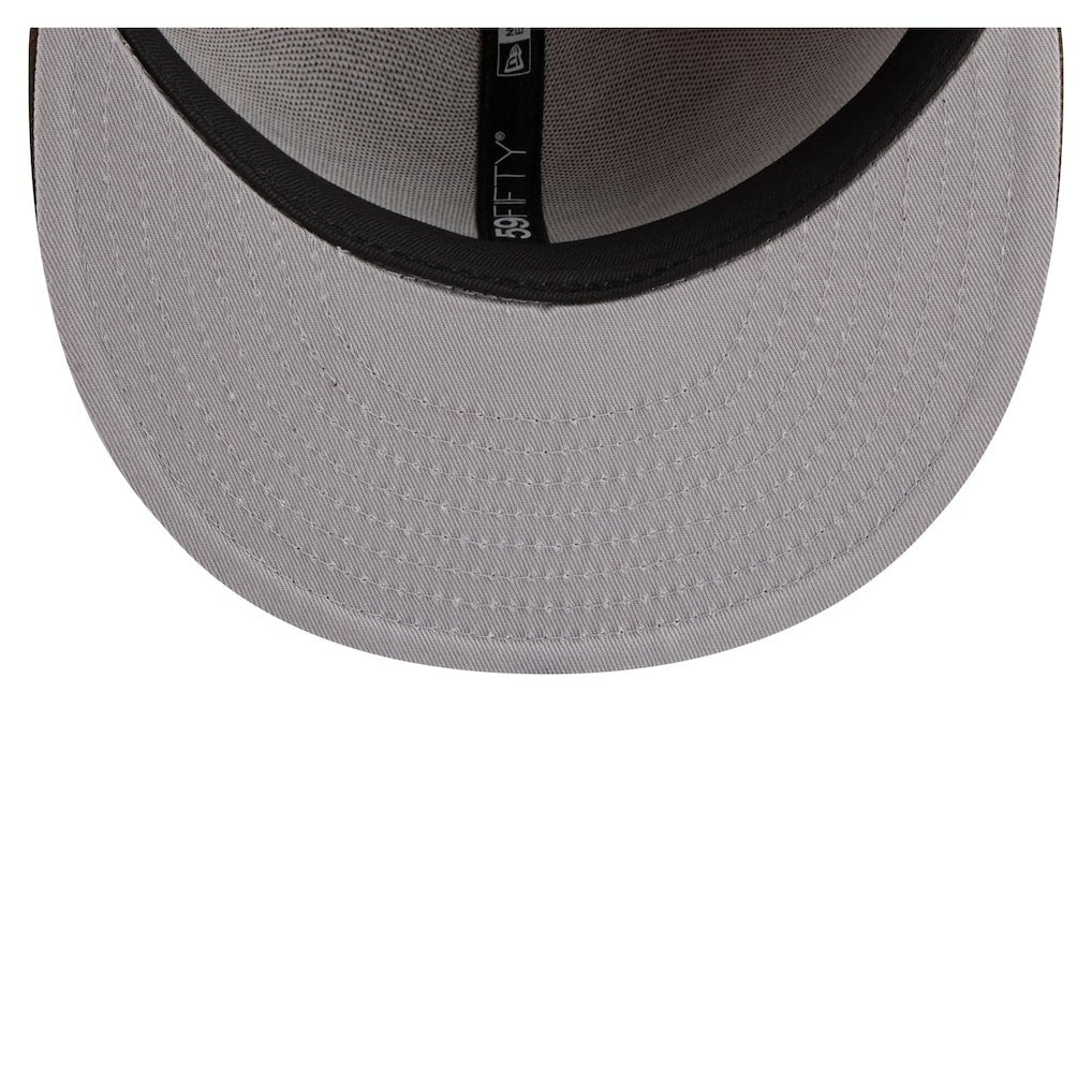 New England Patriots New Era Two-Tone Walnut 59FIFTY Fitted Hat Light Brown/Dark Brown - NFL