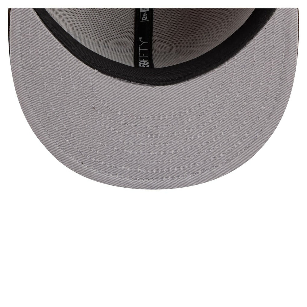 New England Patriots New Era Two-Tone Walnut 59FIFTY Fitted Hat Light Brown/Dark Brown - NFL