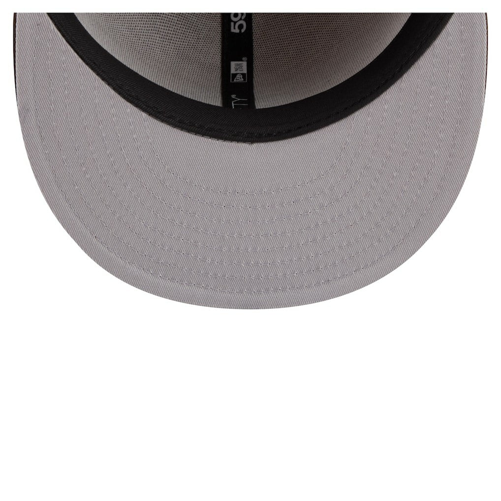 New Orleans Saints New Era Two-Tone Walnut 59FIFTY Fitted Hat Light Brown/Dark Brown - NFL