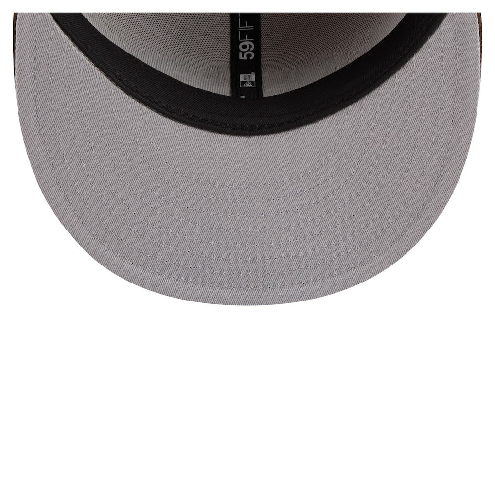 San Francisco 49ers New Era Two-Tone Walnut 59FIFTY Fitted Hat Light Brown/Dark Brown - NFL