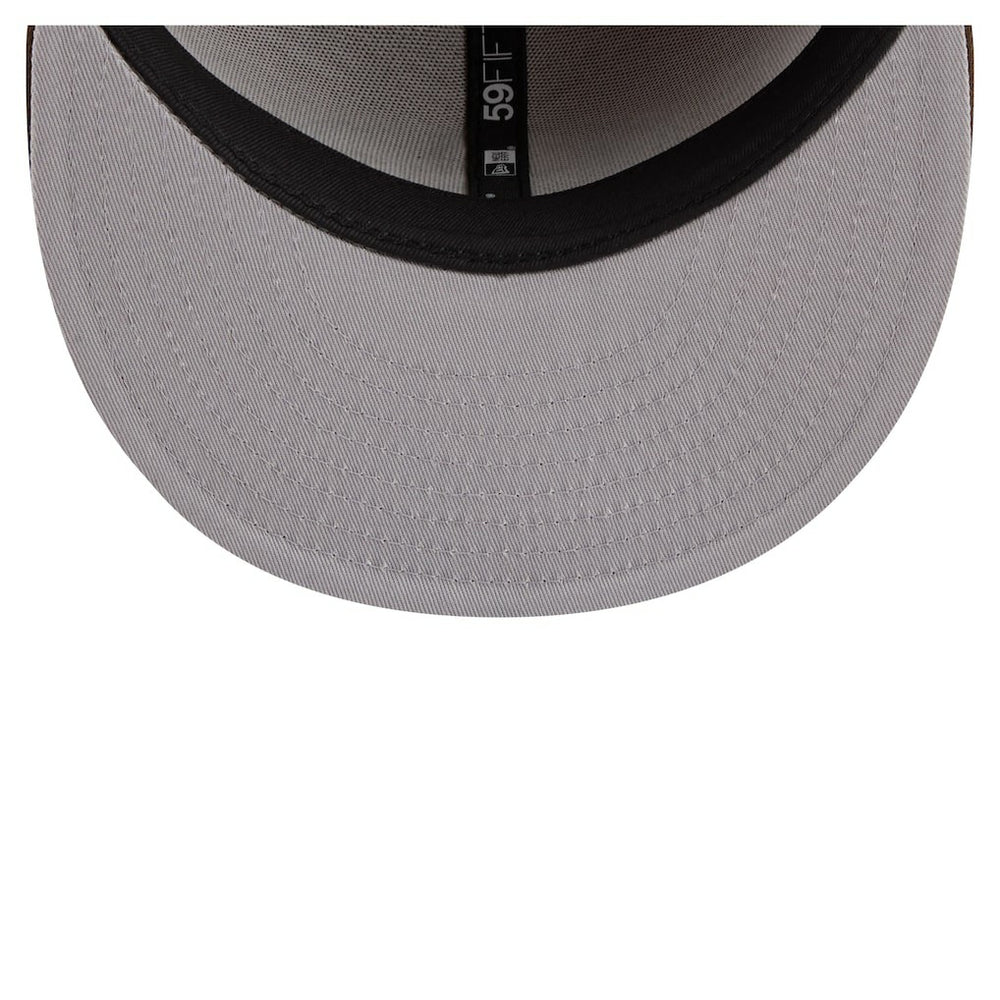 San Francisco 49ers New Era Two-Tone Walnut 59FIFTY Fitted Hat Light Brown/Dark Brown - NFL