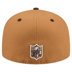 Tennessee Titans New Era Two-Tone Walnut 59FIFTY Fitted Hat Light Brown/Dark Brown - NFL