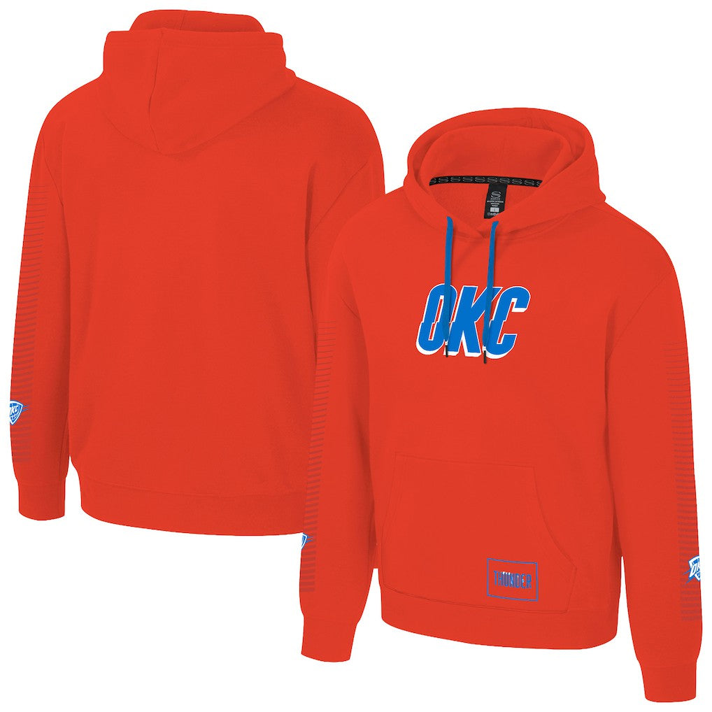 NBA - Oklahoma City Thunder Stadium Essentials Unisex NBA Legends City Star Fleece Hoodie - Orange