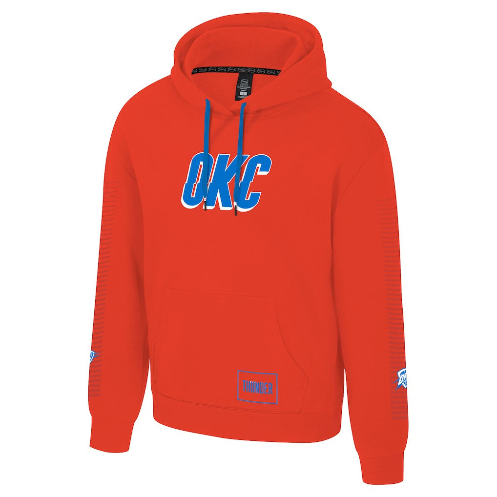 NBA - Oklahoma City Thunder Stadium Essentials Unisex NBA Legends City Star Fleece Hoodie - Orange