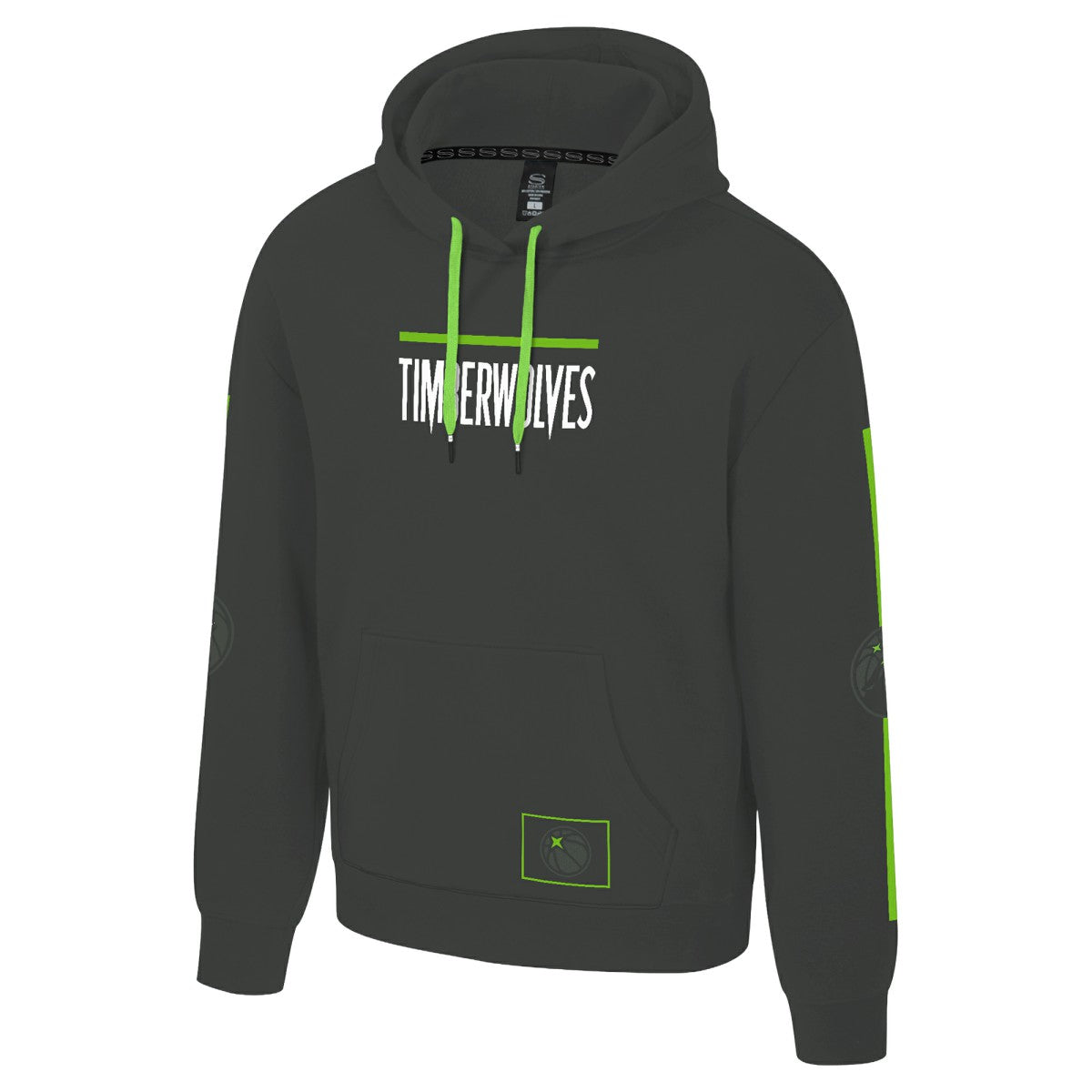 NBA - Minnesota Timberwolves Stadium Essentials Unisex NBA Legends City Star Fleece Hoodie - Charcoal