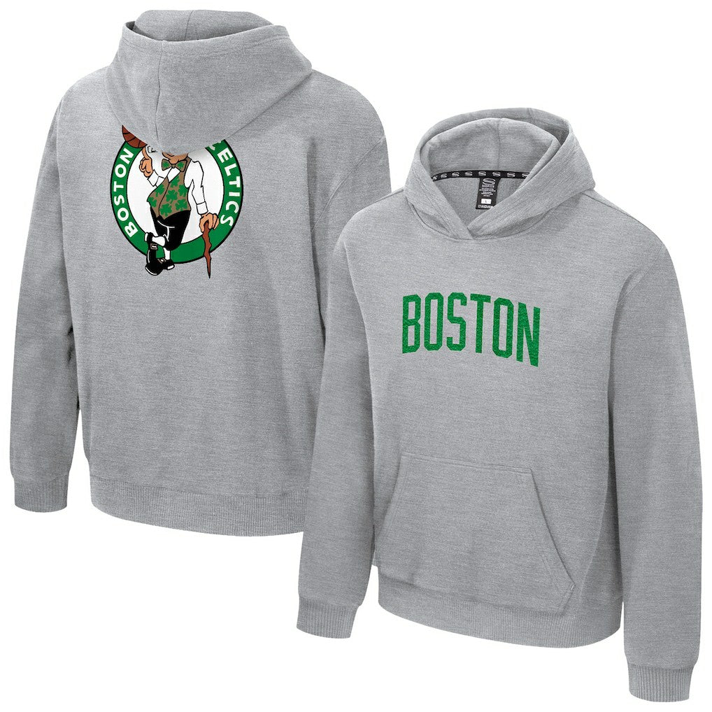 NBA - Boston Celtics Stadium Essentials Unisex First Team Club Level Hoodie - Heather Gray