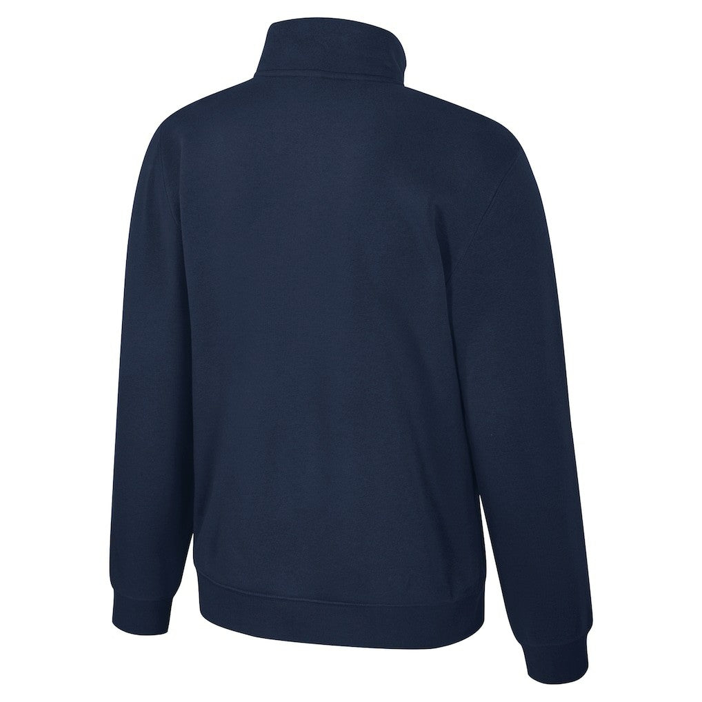 NBA - Oklahoma City Thunder Stadium Essentials Unisex First Team Trainer Quarter-Zip Pullover - Navy
