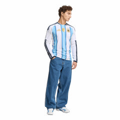 Adidas Argentina National Team FIFA x World Cup 2026 Home Replica Long Sleeve Jerseys - White