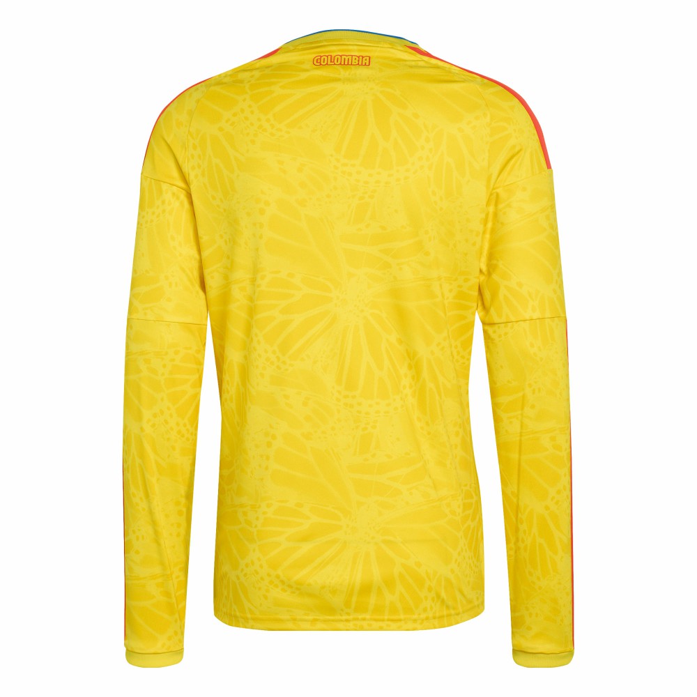 Adidas Colombia National Team FIFA x World Cup 2026 Home Replica Long Sleeve Jerseys - Yellow