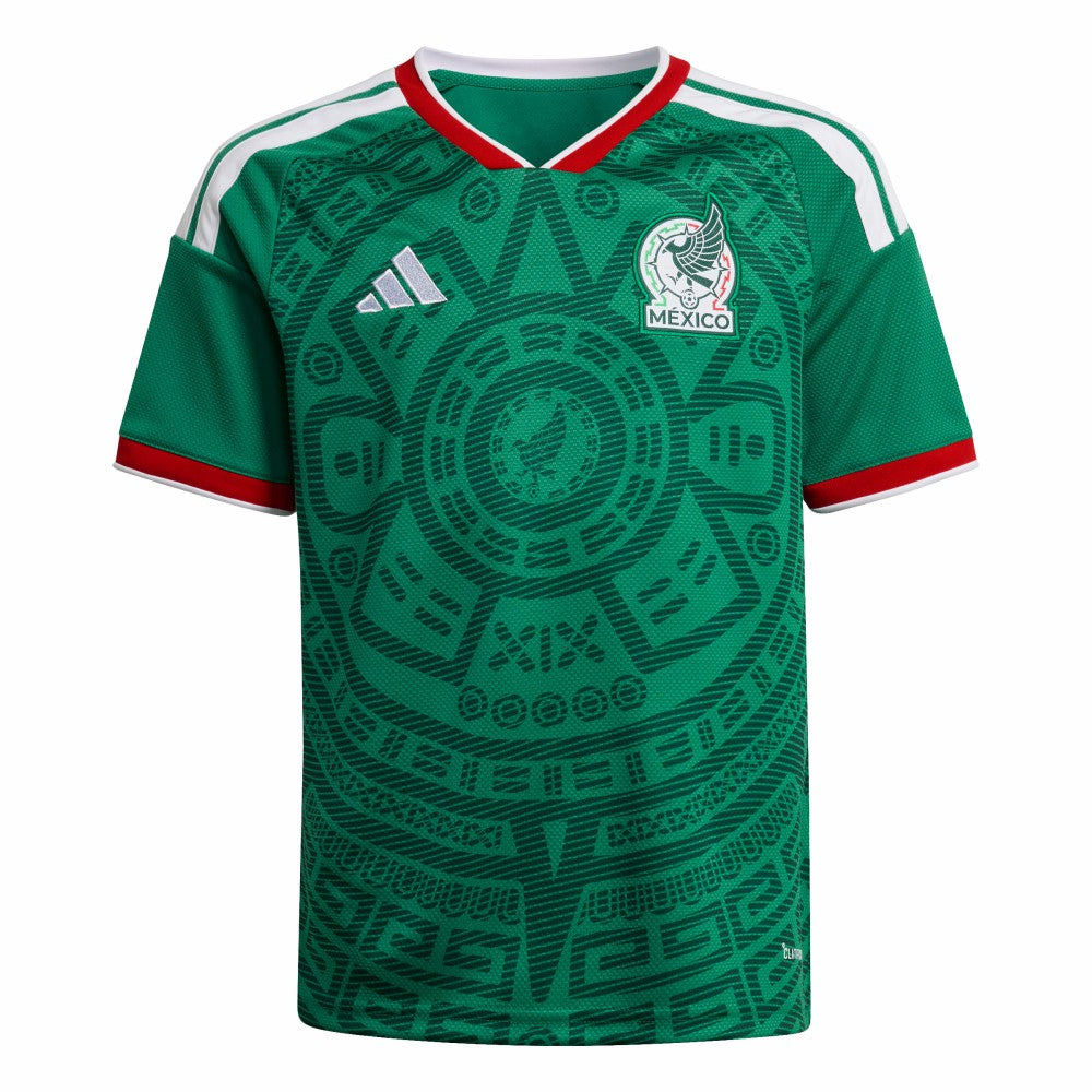 Adidas Mexico National Team Youth FIFA x World Cup 2026 Home Replica Jerseys - Green