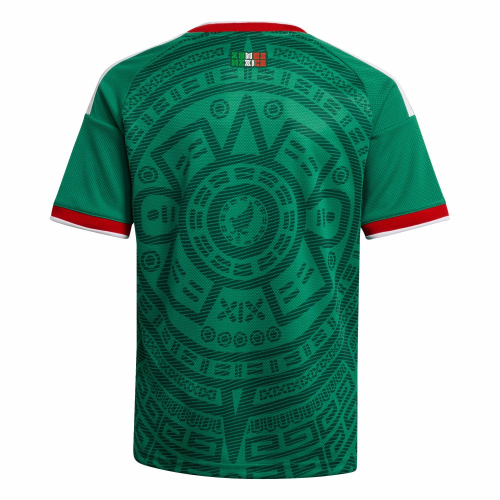 Adidas Mexico National Team Youth FIFA x World Cup 2026 Home Replica Jerseys - Green