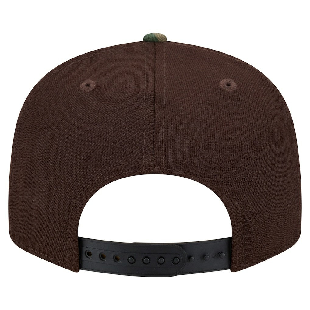 Chicago Bears Adult Burnt Wood Camo 9FIFTY Snapback Hat Dark Brown - NFL