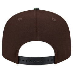 Miami Dolphins Adult Burnt Wood Camo 9FIFTY Snapback Hat Dark Brown - NFL